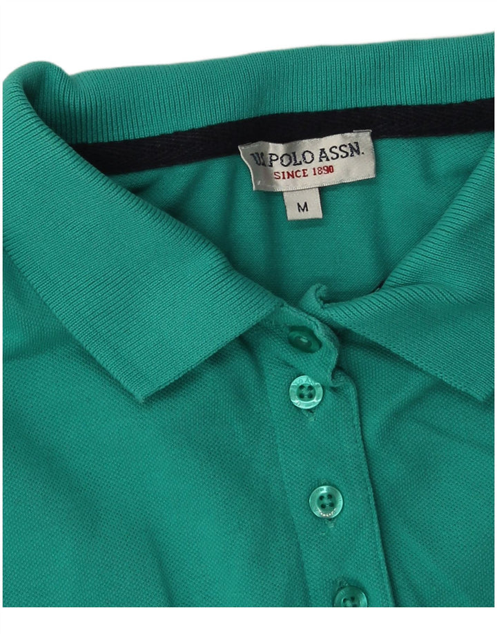 U.S. Polo Assn. Mens Polo Shirt Medium Blue Cotton