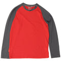 Mountain Warehouse Mens IsoCool Top Long Sleeve Medium Red Colourblock
