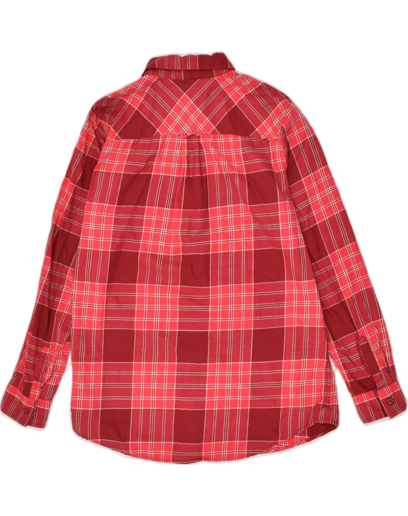 TOMMY HILFIGER Womens Shirt UK 16 Large Red Check Cotton | Vintage Tommy Hilfiger | Thrift | Second-Hand Tommy Hilfiger | Used Clothing | Messina Hembry 