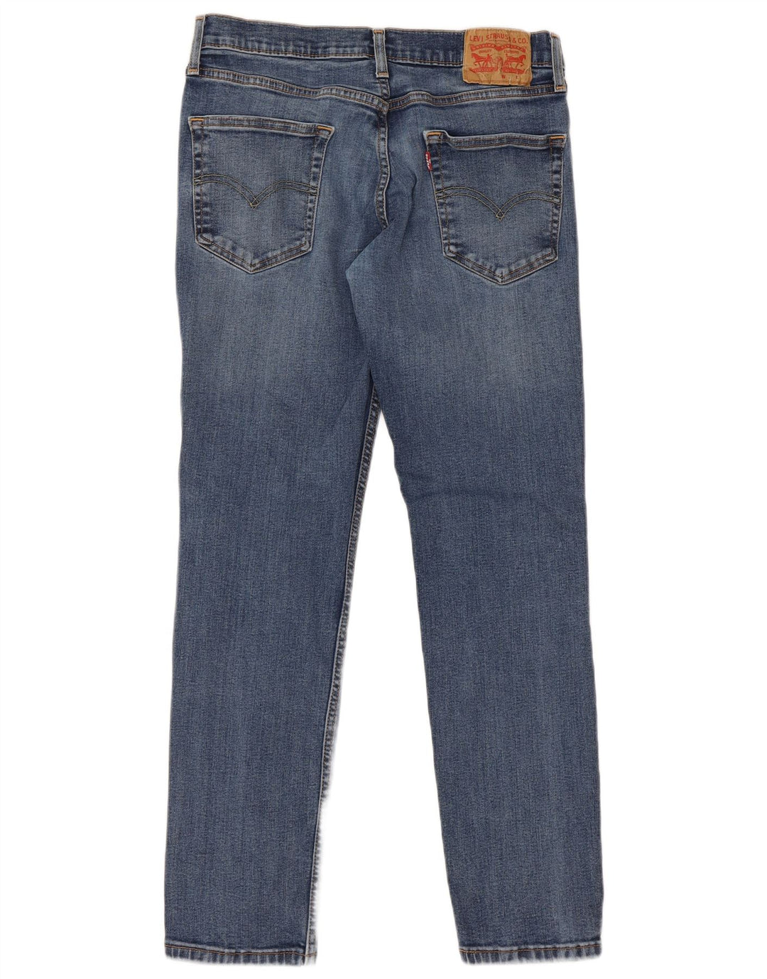 Levi's Mens Straight Jeans W31 L30 Blue Cotton
