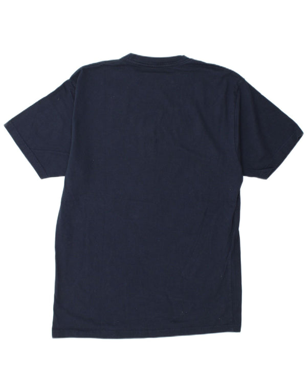 Hard Rock Cafe Mens Hyderabad Graphic T-Shirt Top Large Navy Blue Cotton