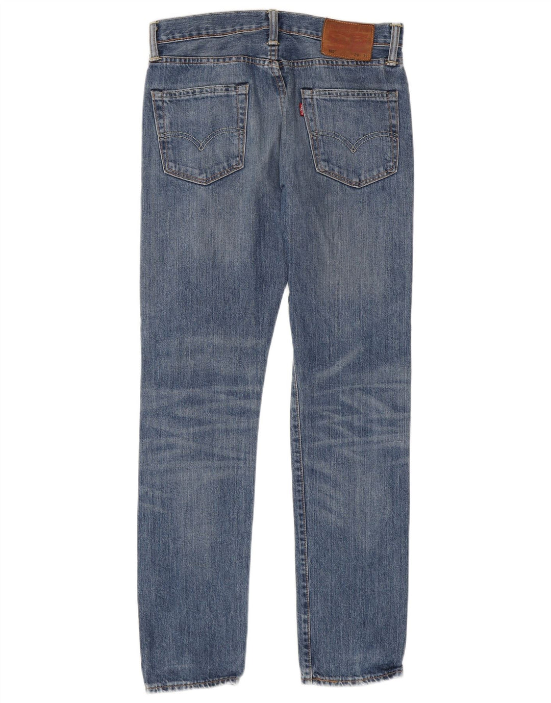 LEVI'S Mens 522 Slim Tapered Jeans W29 L32 Blue Cotton