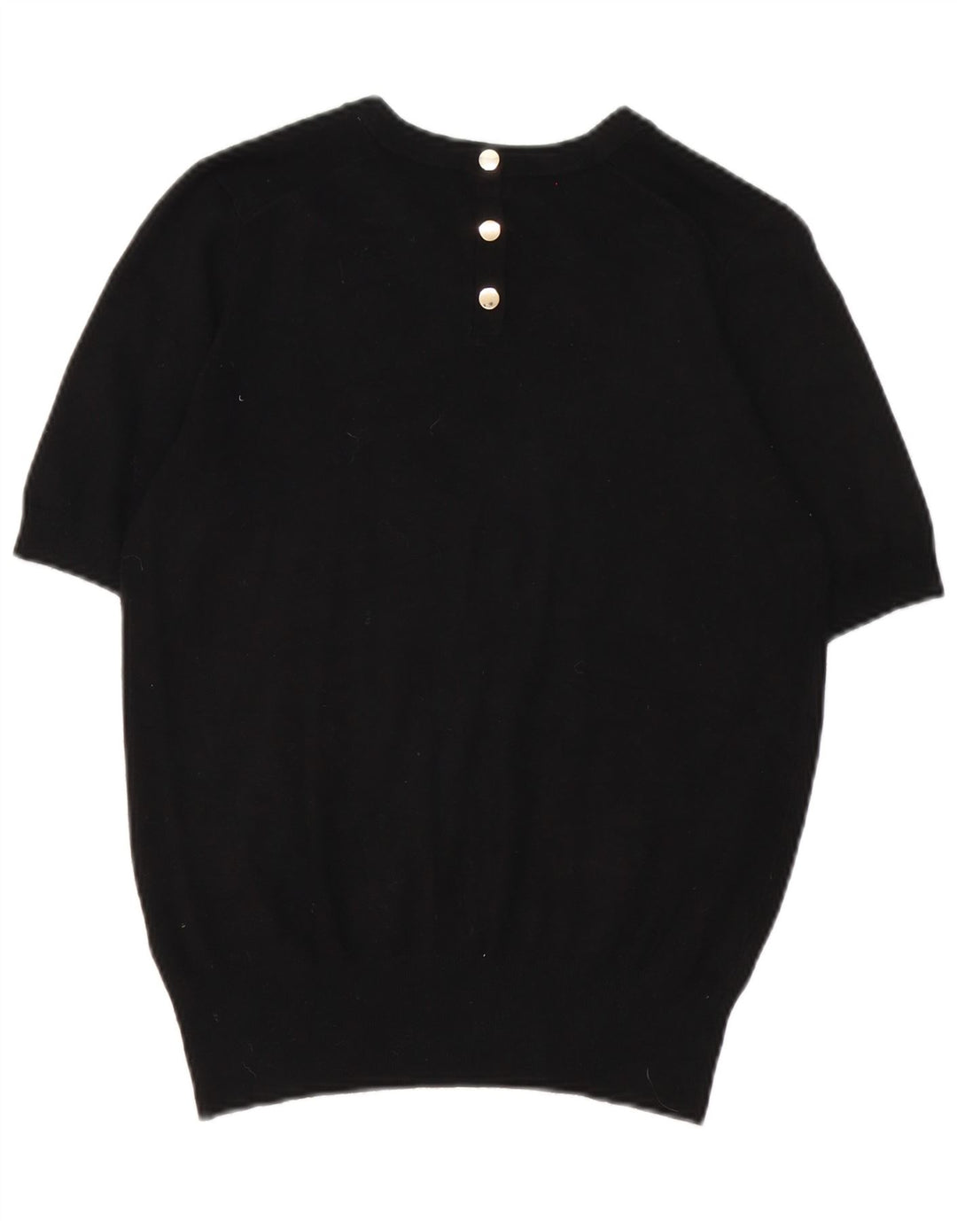 Zara Womens T-Shirt Top UK 14 Medium Black