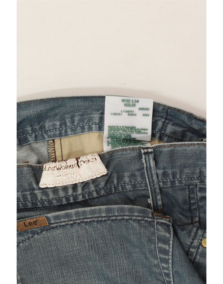 LEE Mens Straight Jeans W32 L34 Blue Cotton Vintage Lee and Second-Hand Lee from Messina Hembry 