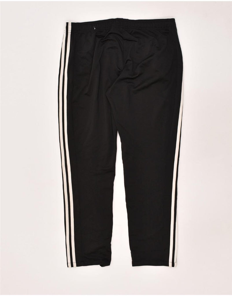 ADIDAS Womens Tracksuit Trousers UK 16/18 Large Black Polyester | Vintage Adidas | Thrift | Second-Hand Adidas | Used Clothing | Messina Hembry 