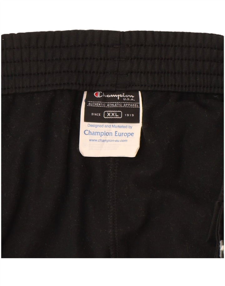 CHAMPION Mens Tracksuit Trousers 2XL  Black Polyester