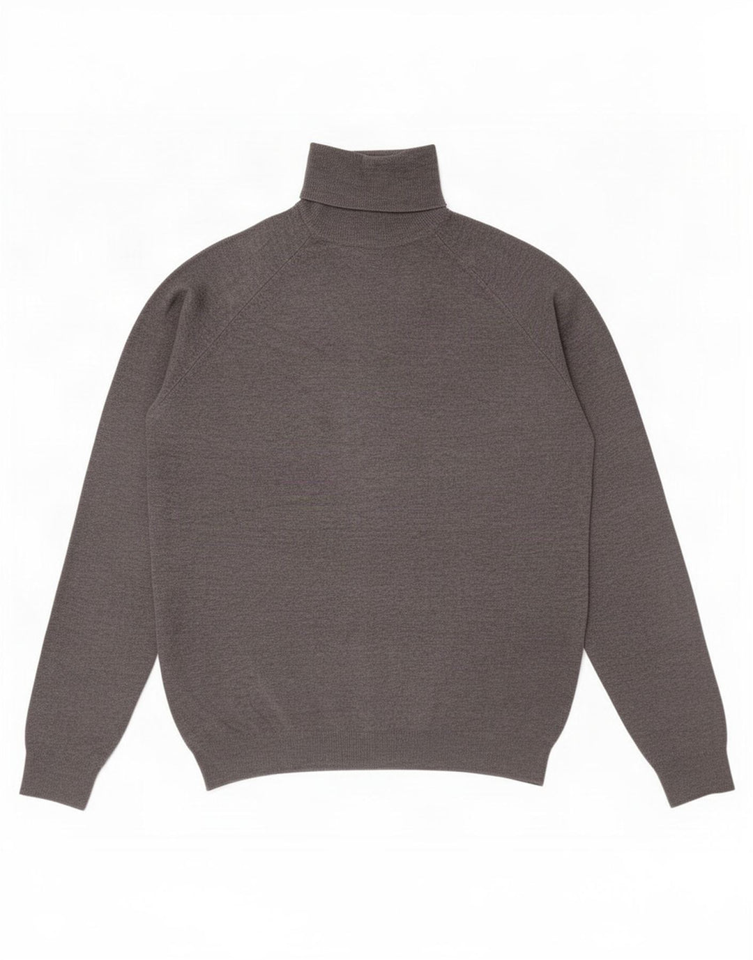 Zara Mens Roll Neck Jumper Sweater Medium Grey Viscose