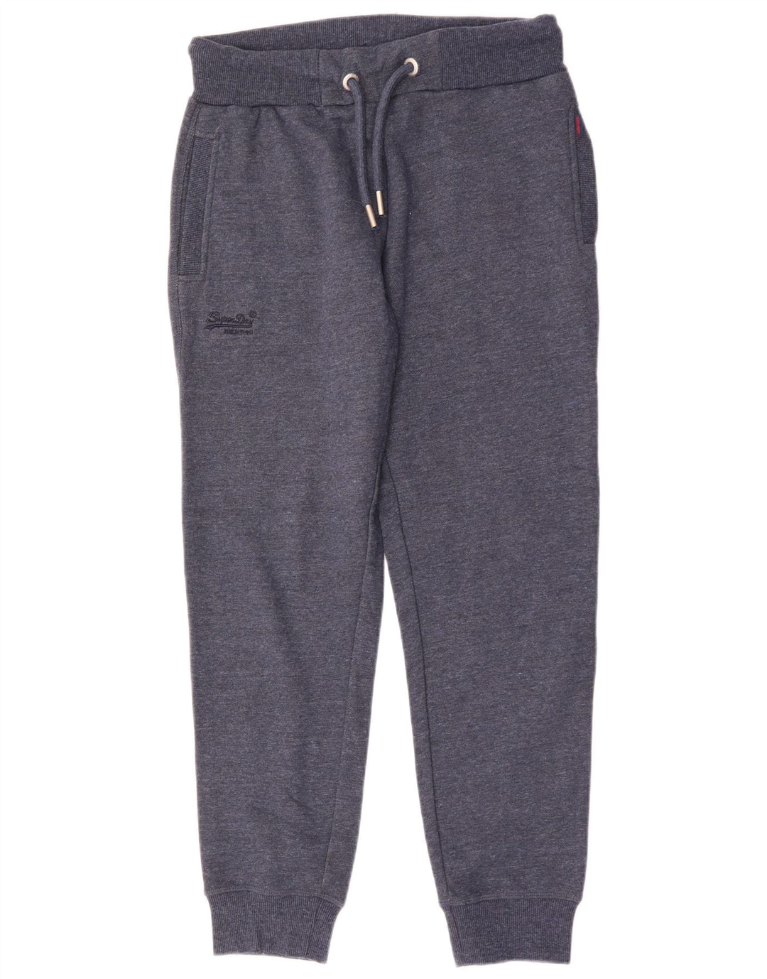 Superdry Mens Tracksuit Trousers Joggers Small Navy Blue Cotton