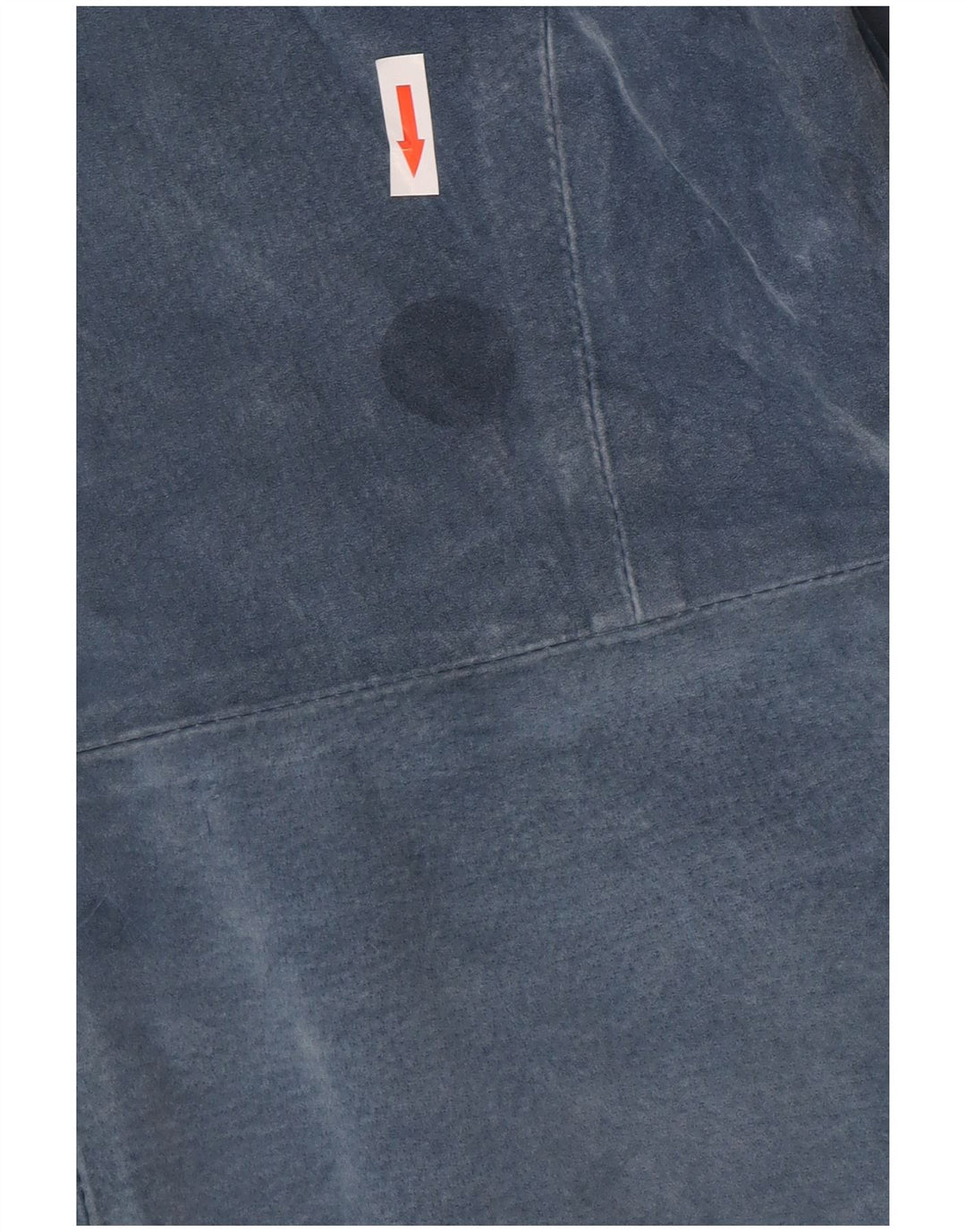 Project Womens Suede Jacket UK 10 Small Blue Leather