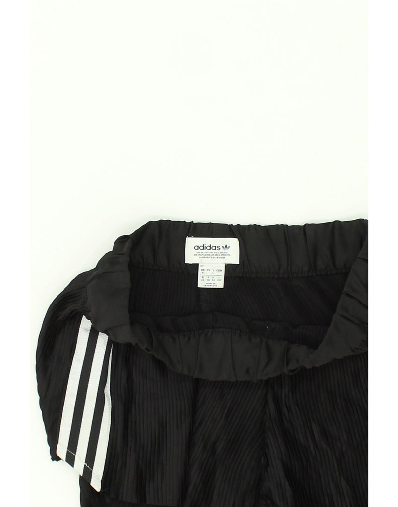 ADIDAS Womens Sport Shorts UK 8 Small Black | Vintage Adidas | Thrift | Second-Hand Adidas | Used Clothing | Messina Hembry 