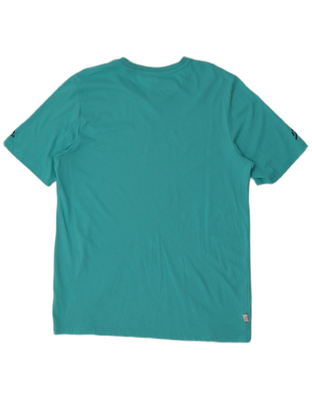 Adidas Mens Graphic T-Shirt Top Large Blue Polyester