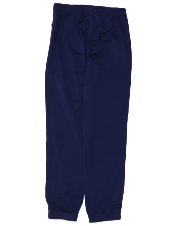 Adidas Boys Tracksuit Trousers Joggers 13-14 Years Navy Blue Polyester