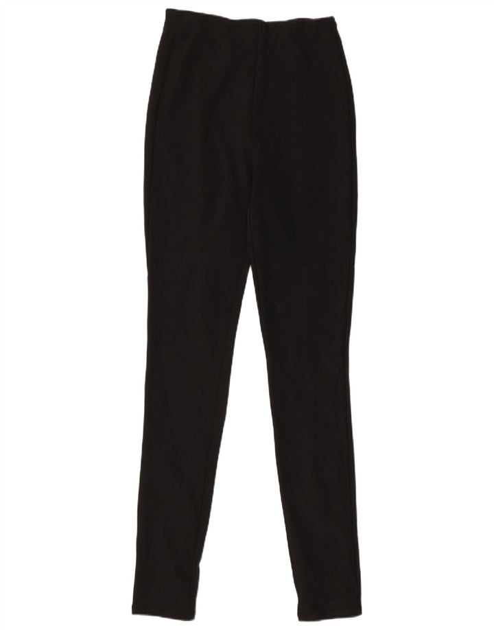 Zara Womens Leggings UK 16 Large  Black Polyester