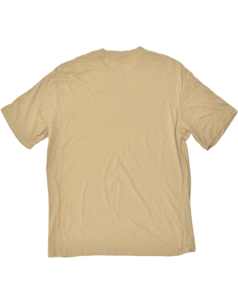 JACK & JONES Mens T-Shirt Top XL Beige Cotton | Vintage Jack & Jones | Thrift | Second-Hand Jack & Jones | Used Clothing | Messina Hembry 