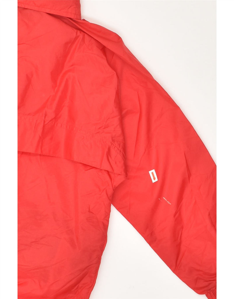 CHAMPION Boys Hooded Rain Jacket 7-8 Years Small Red Polyester | Vintage Champion | Thrift | Second-Hand Champion | Used Clothing | Messina Hembry 