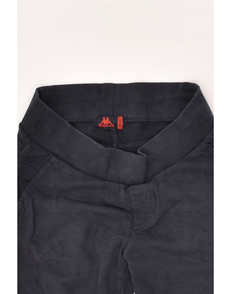 KAPPA Womens Tracksuit Trousers UK 6 XS Navy Blue Cotton | Vintage Kappa | Thrift | Second-Hand Kappa | Used Clothing | Messina Hembry 