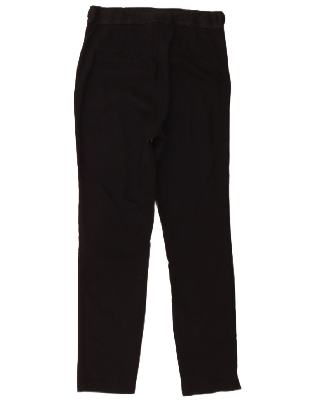 Zara Womens Slim Chino Trousers Small W26 L27 Black