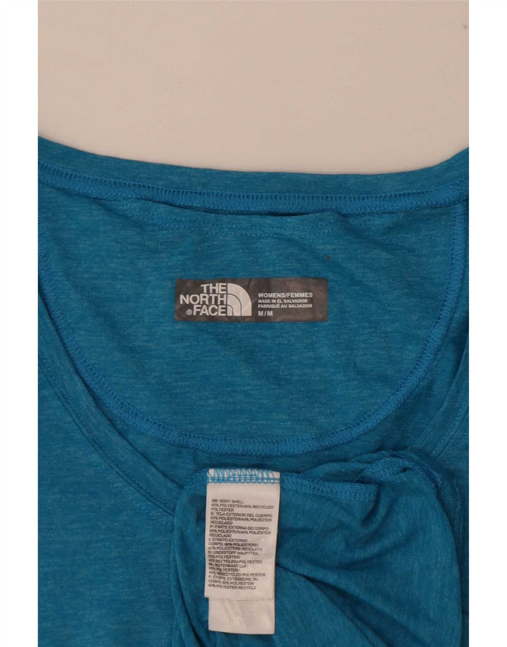 The North Face Womens T-Shirt Top UK 12 Medium Blue Flecked Polyester