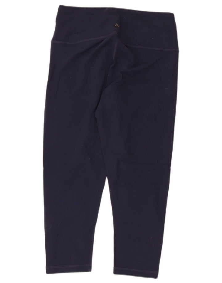 PRANA Womens Capri Leggings UK 8 Small  Navy Blue