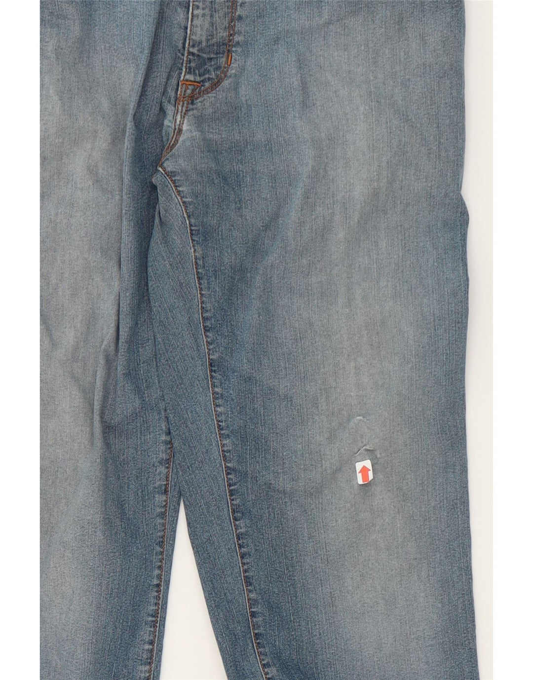 TRUSSARDI Mens Straight Jeans W35 L30 Blue Cotton Vintage Trussardi and Second-Hand Trussardi from Messina Hembry 