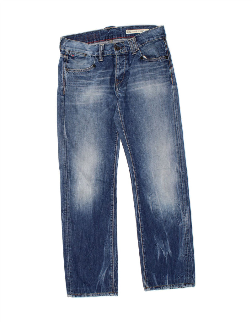TOMMY HILFIGER Mens Roger Regular Straight Jeans W30 L32 Blue Cotton Vintage Tommy Hilfiger and Second-Hand Tommy Hilfiger from Messina Hembry 