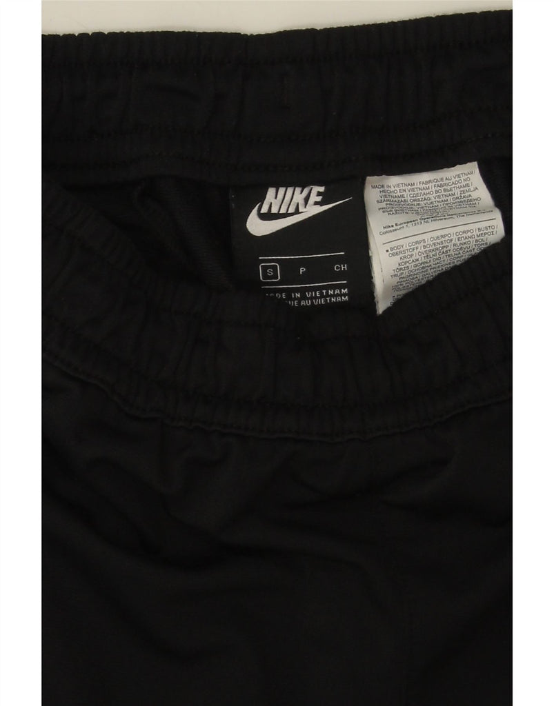 NIKE Mens Graphic Tracksuit Trousers Small  Black Polyester Vintage Nike and Second-Hand Nike from Messina Hembry 