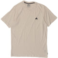 Adidas Mens T-Shirt Top Small Off White Cotton