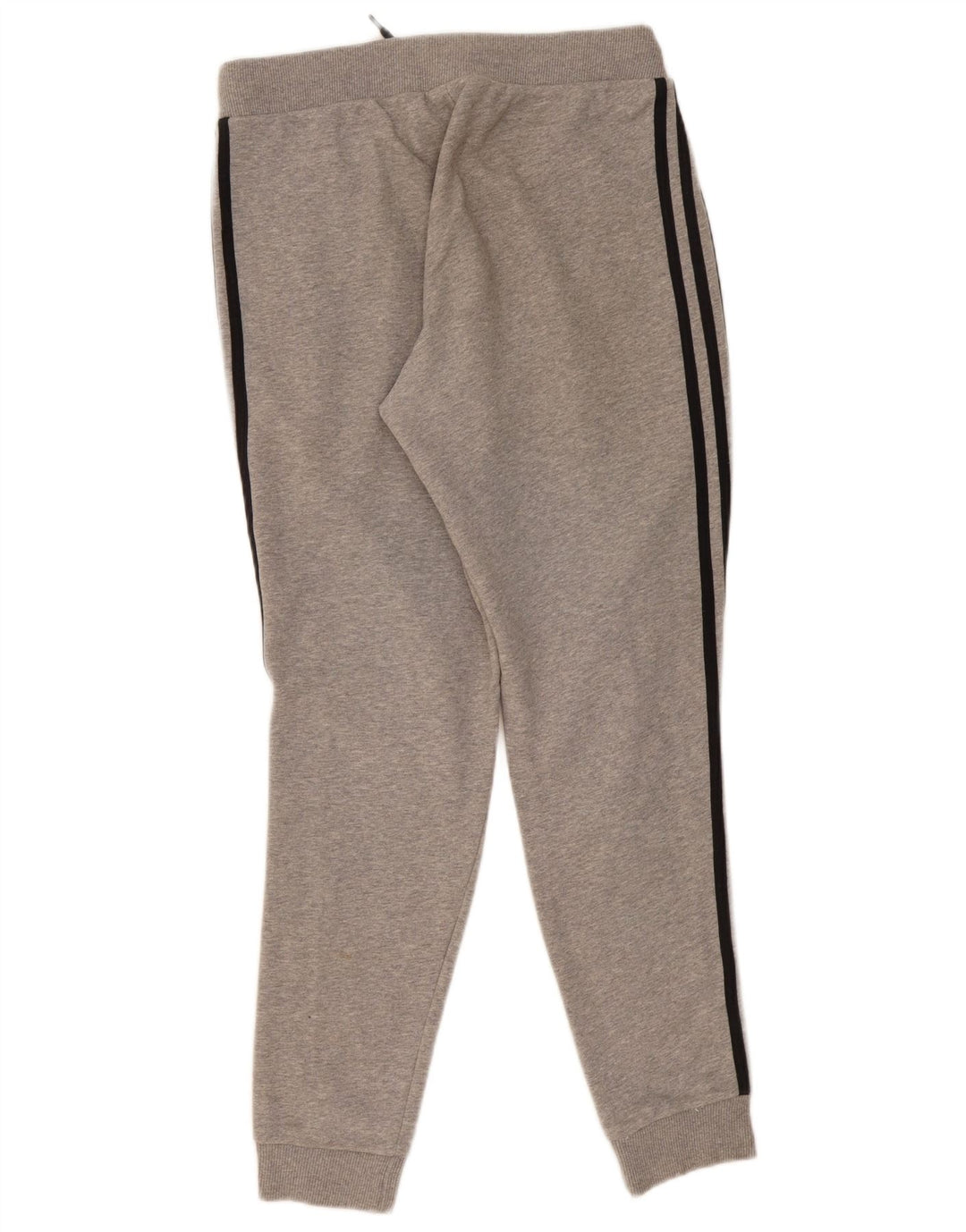 Adidas Mens Tracksuit Trousers Joggers Medium Grey Flecked Cotton