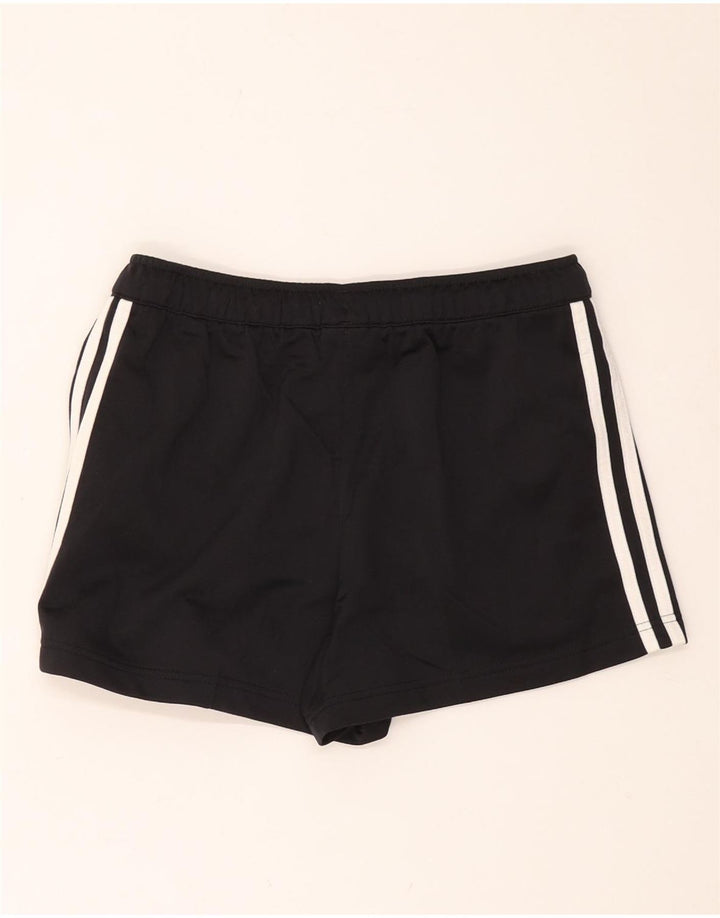 ADIDAS Womens Sport Shorts UK 10 Small Black Polyester
