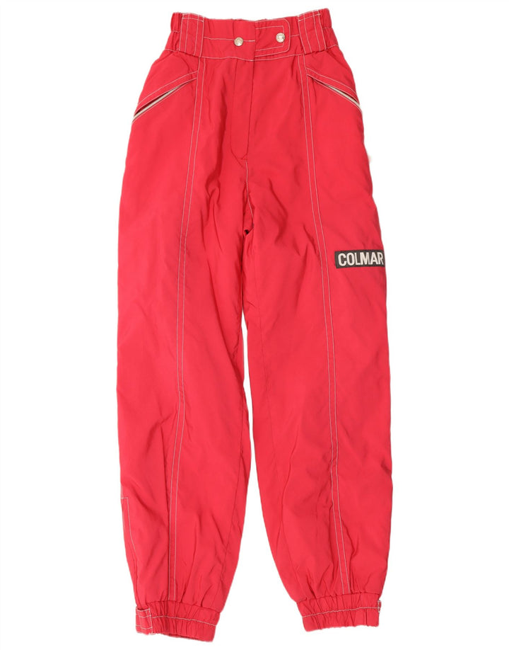 Colmar Womens Graphic Joggers Ski Trousers IT 42 Medium Pink
