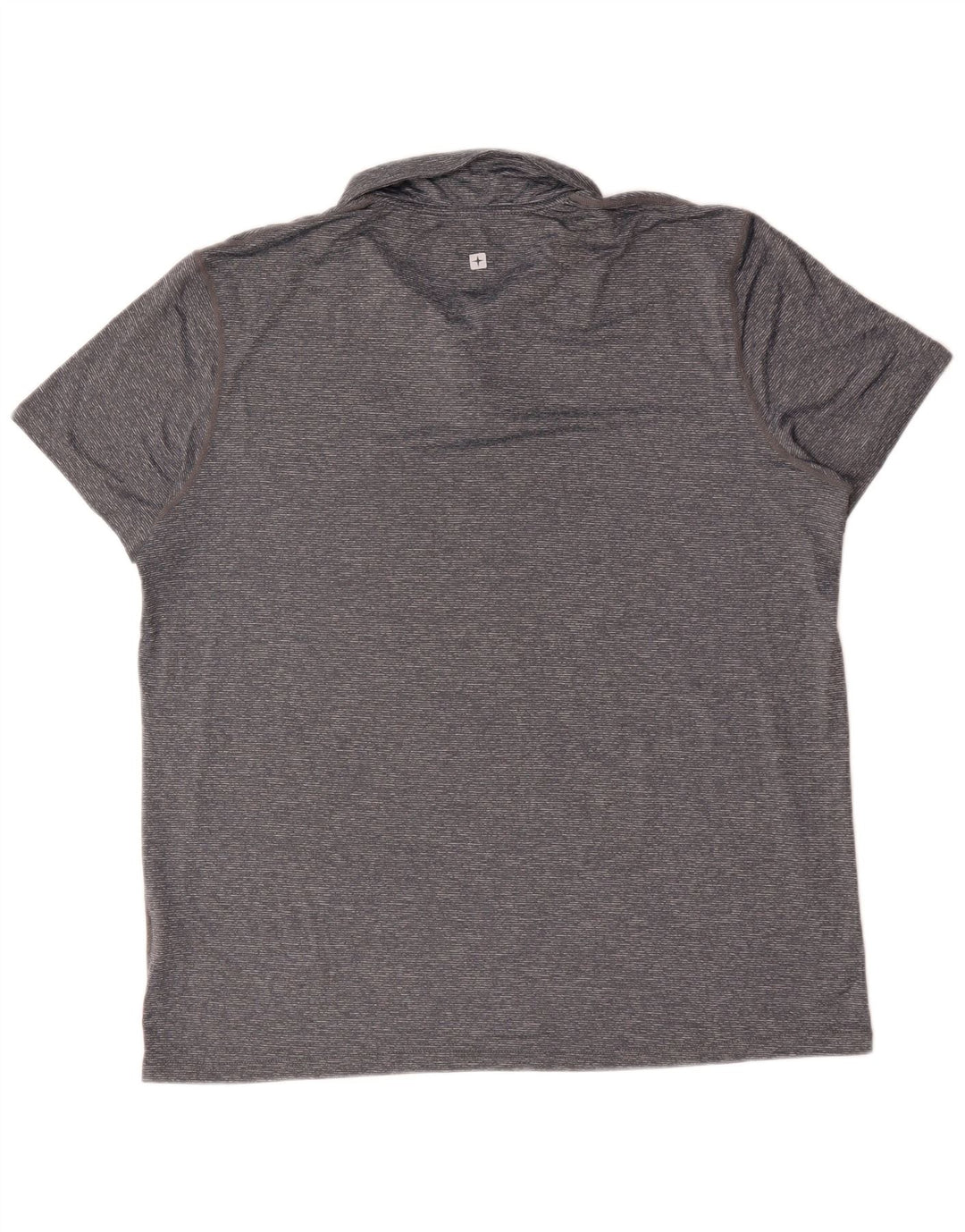 Mountain Warehouse Mens Polo Shirt XL Grey Flecked Nylon