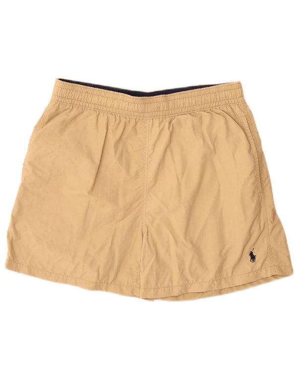 Polo Ralph Lauren Mens Swimming Shorts Small  Beige Nylon