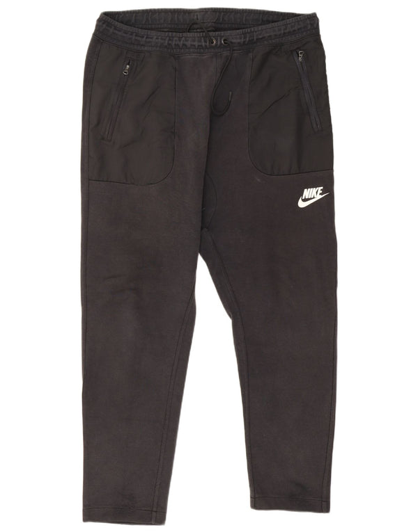 Nike Mens Tracksuit Trousers XL  Black Cotton