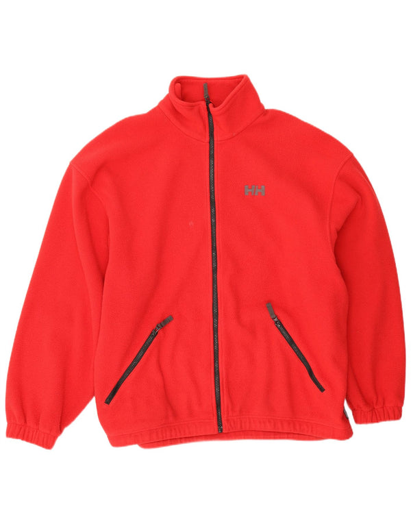Helly Hansen Mens Fleece Jacket UK 40 Large Red Polyester