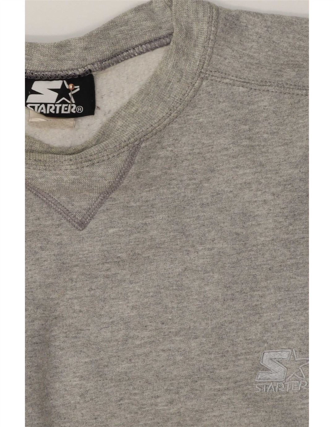 Starter Mens Sweatshirt Jumper XL Grey Flecked