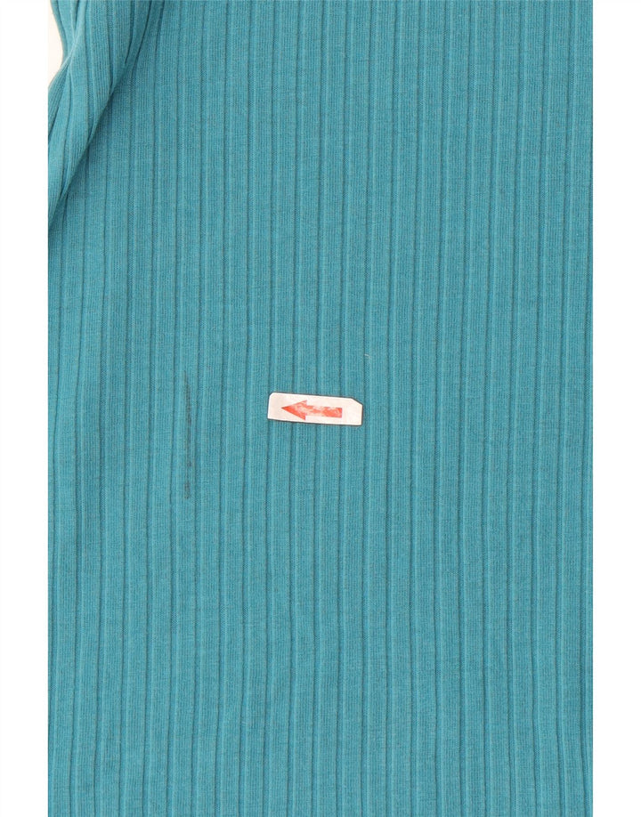 Marks & Spencer Womens Long Sleeve Maxi Dress UK 6 XS Green Polyester