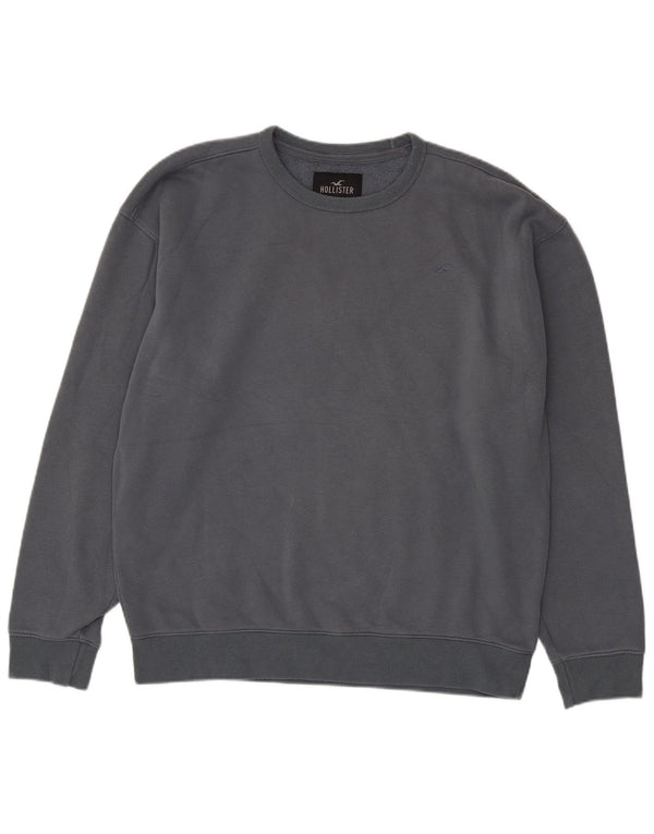 Hollister Mens Sweatshirt Jumper XL Grey