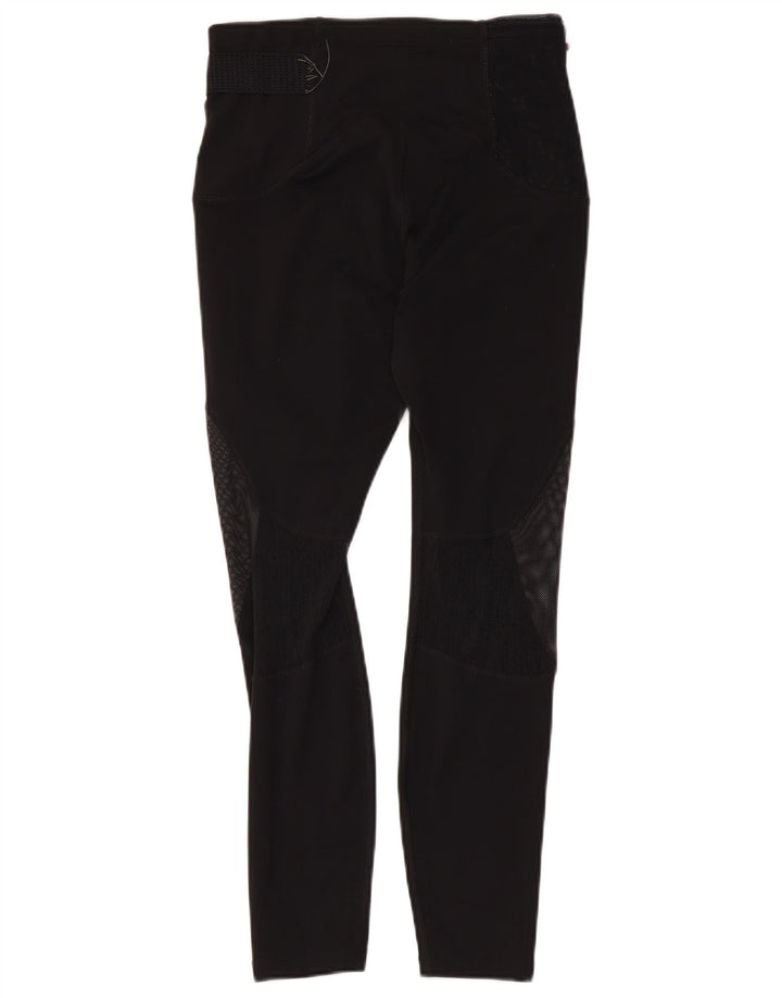 NIKE Womens Dri Fit Leggings UK 8 Small  Black Polyester