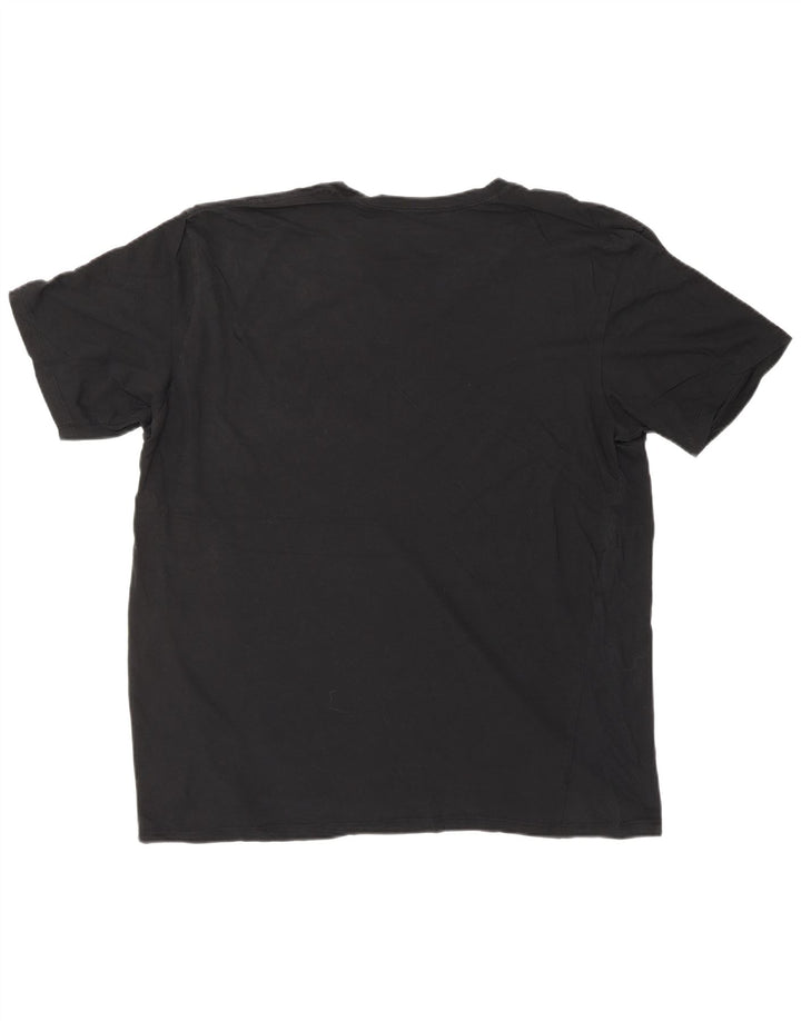 CALVIN KLEIN Mens T-Shirt Top Large Black