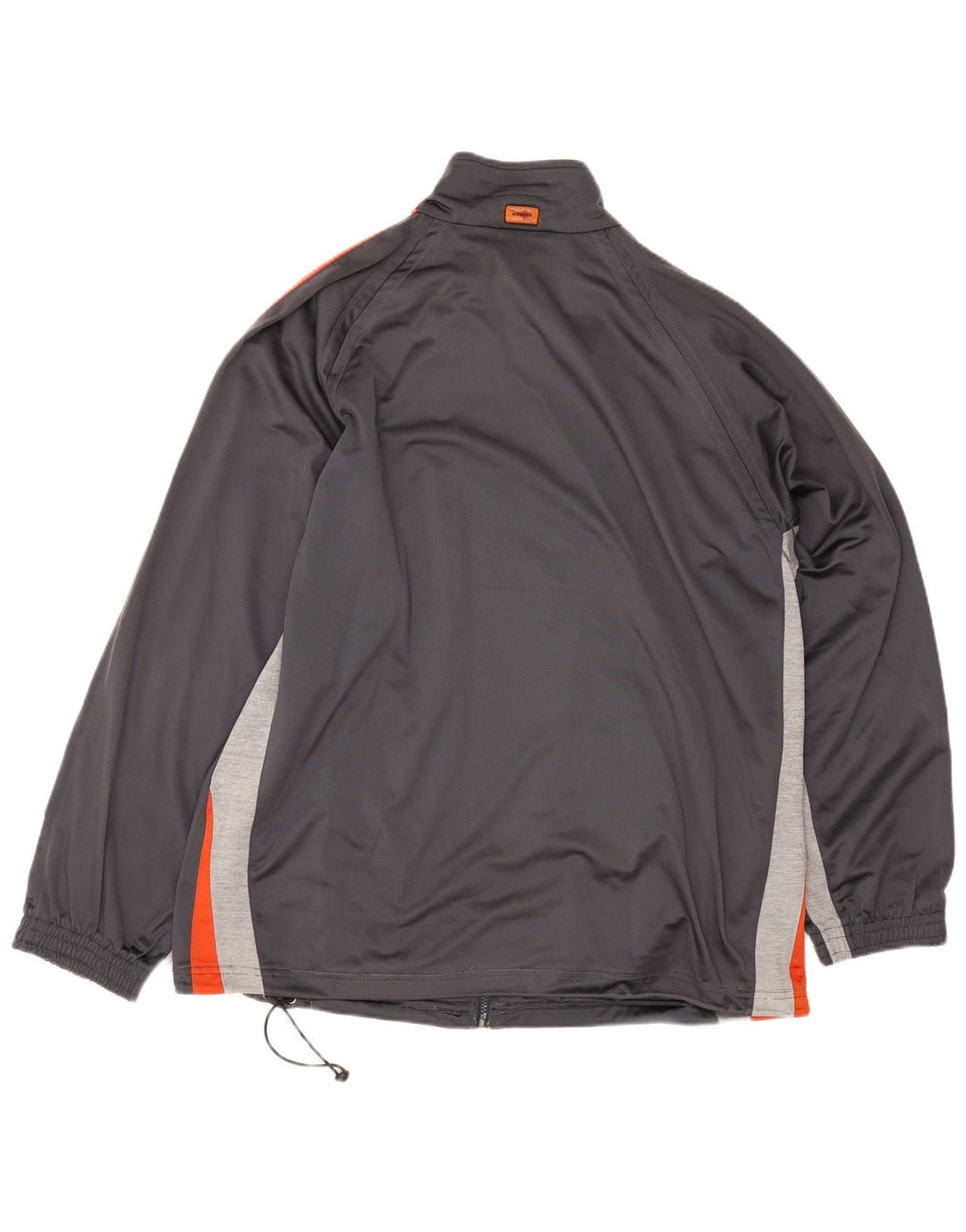 Diadora Mens Tracksuit Top Jacket UK 46 2XL Grey Colourblock Polyester