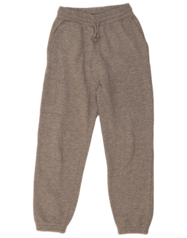 Zara Womens Tracksuit Trousers Joggers UK 8 Small  Grey Cotton