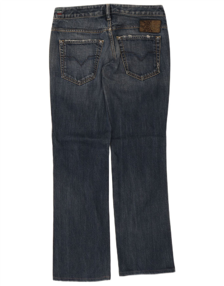 Diesel Womens Ryoth Bootcut Jeans W28 L30 Blue Cotton