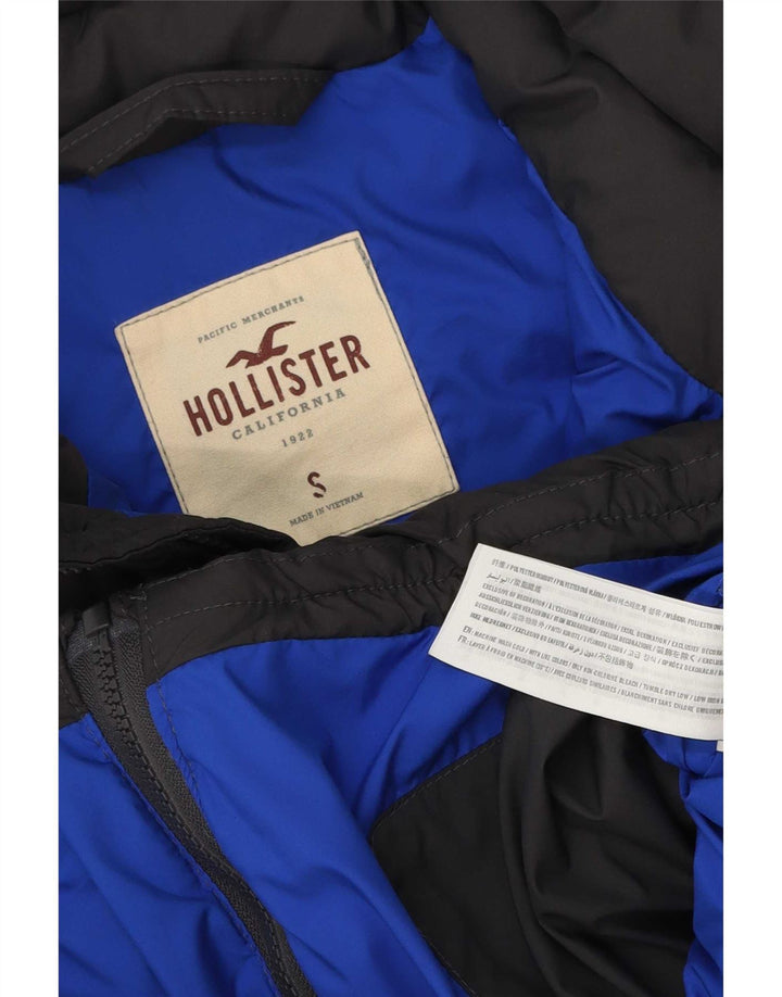 Hollister Mens Padded Gilet UK 36 Small Grey Polyester