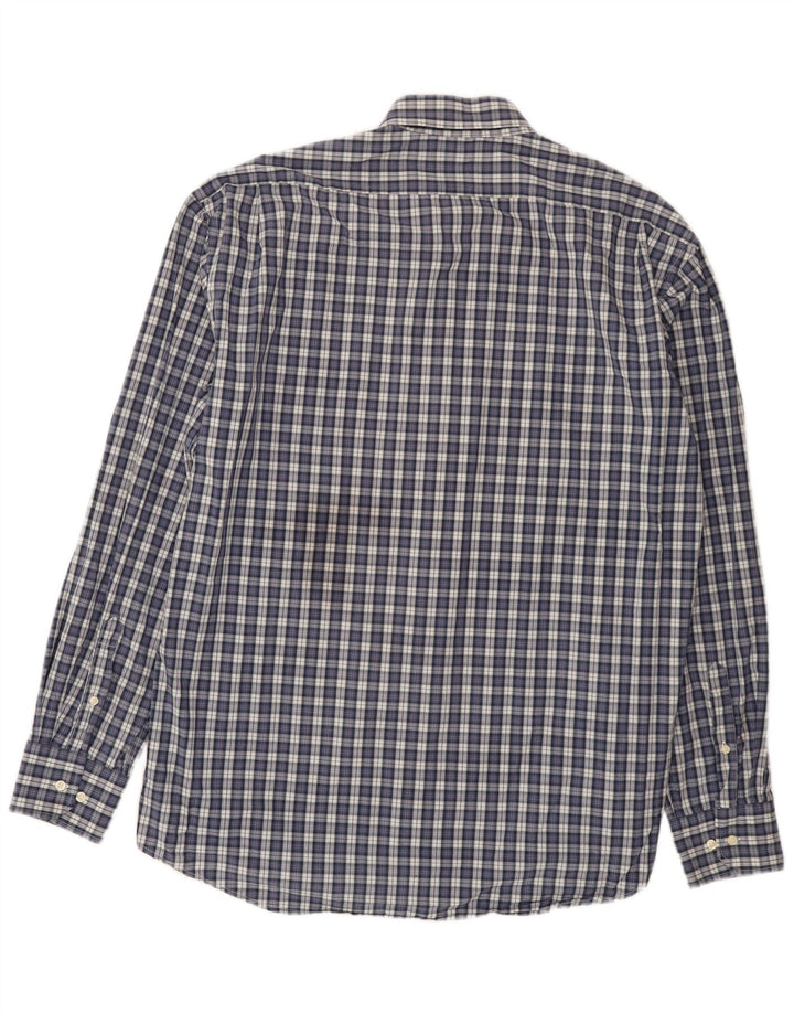 Best Company Mens Regular Fit Shirt 2XL Navy Blue Check Cotton