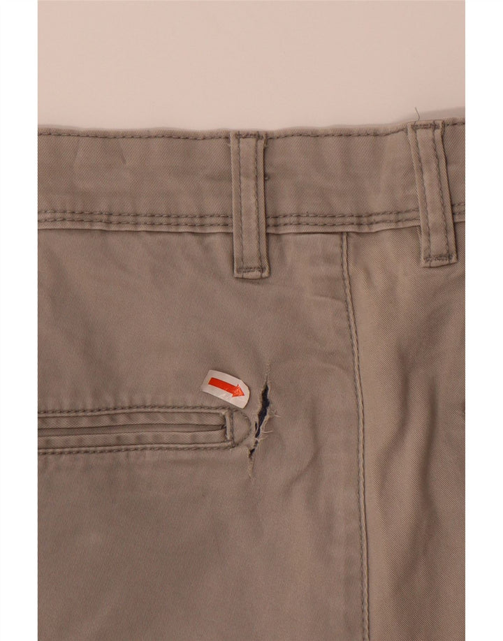 ZARA Mens Slim Chino Trousers EU 42 Large W34 L34 Grey Vintage Zara and Second-Hand Zara from Messina Hembry 