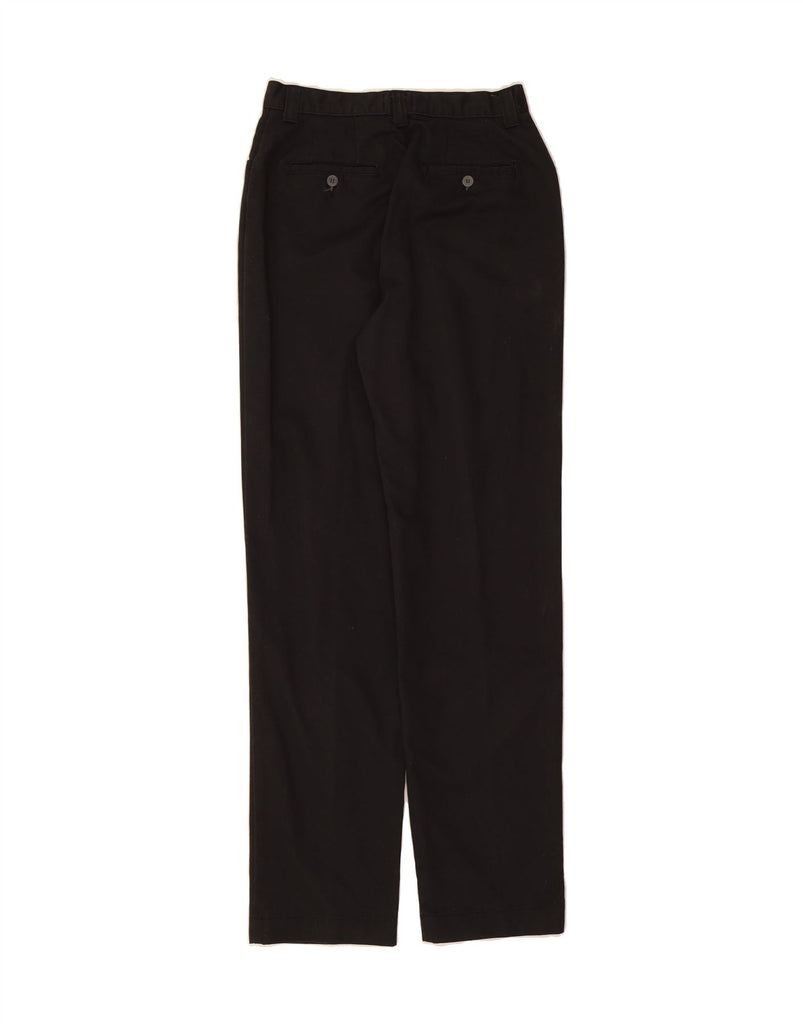 LEE Womens Straight Casual Trousers US 8 Medium W28 L34 Black Cotton Vintage Lee and Second-Hand Lee from Messina Hembry 