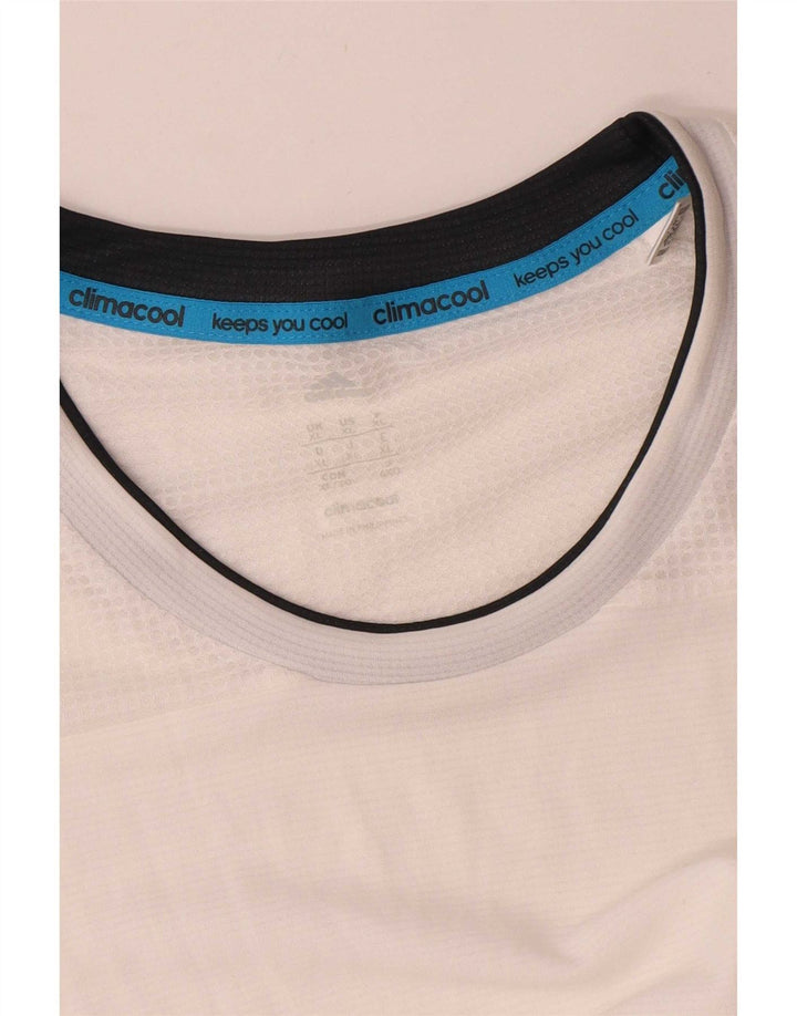 Adidas Mens Climacool T-Shirt Top XL White