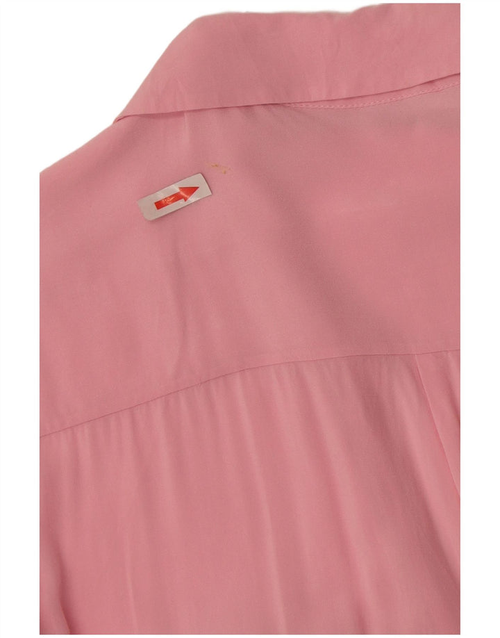 Zara Womens Shirt UK 16 Large Pink