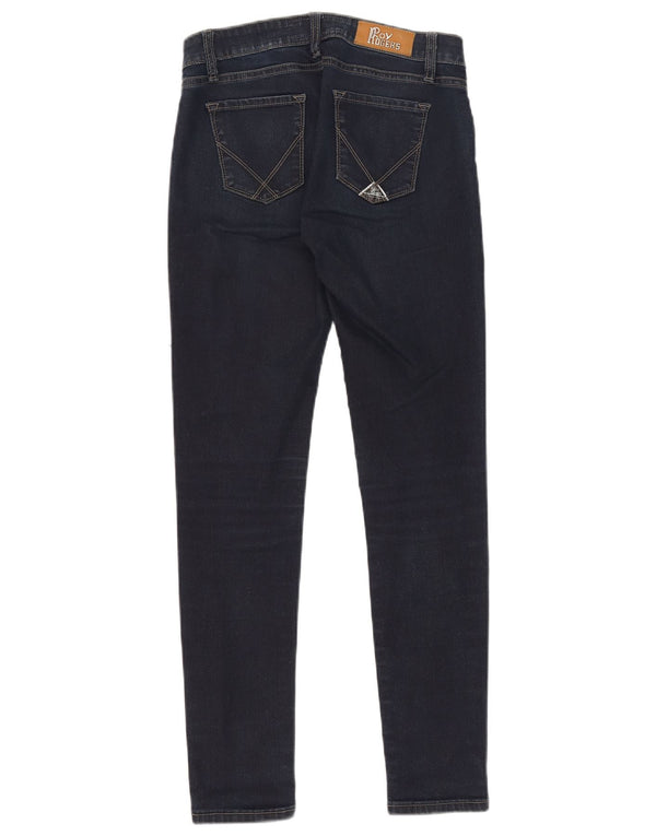 Roy Rogers Mens Skinny Jeans W29 L28 Navy Blue Cotton