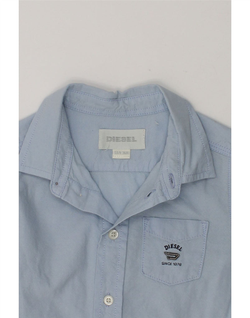 DIESEL Boys Shirt 2-3 Years Blue Cotton | Vintage Diesel | Thrift | Second-Hand Diesel | Used Clothing | Messina Hembry 